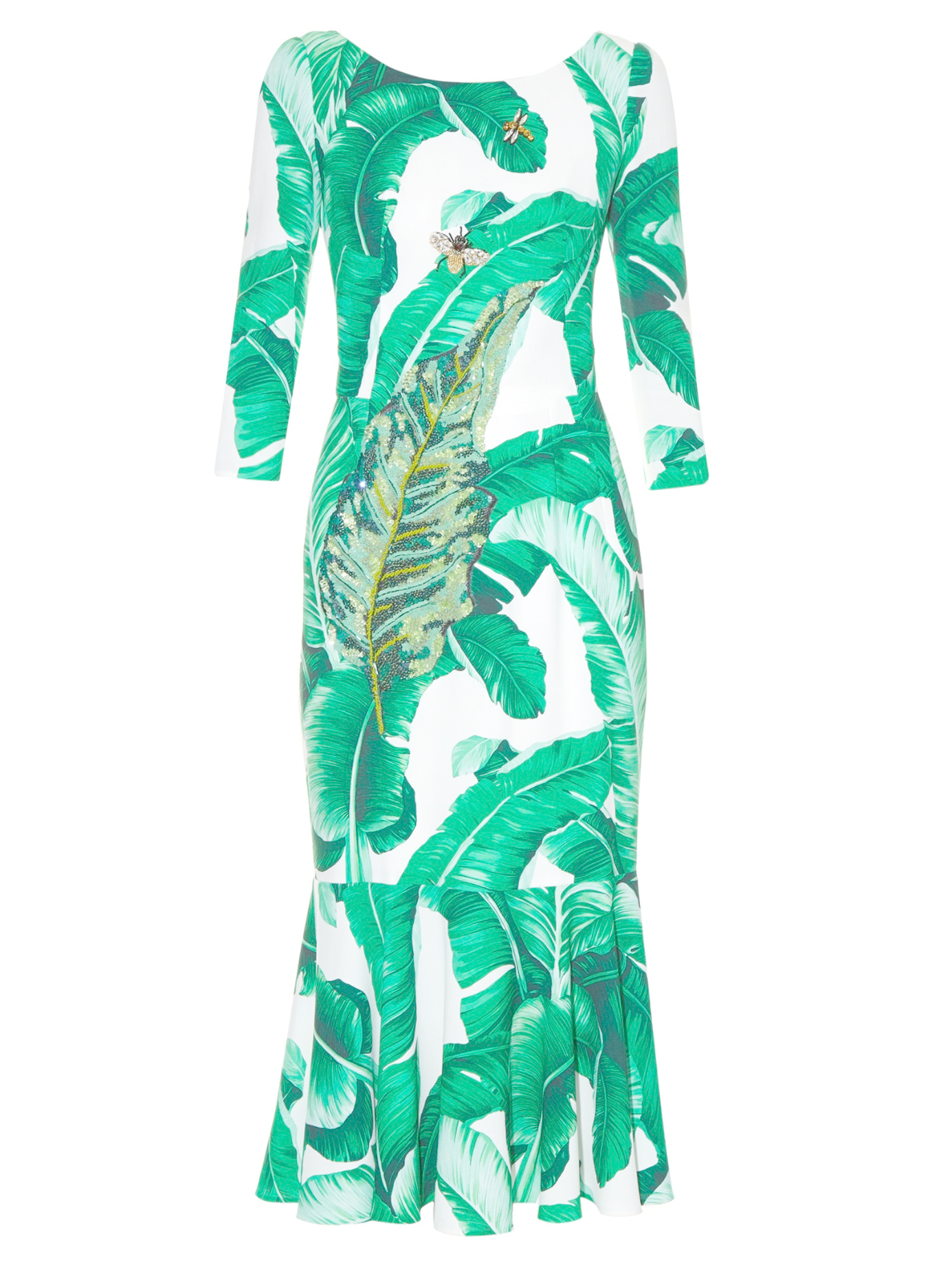 Dolce gabbana clearance banana leaf dress